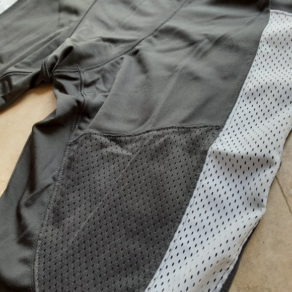 NIKE Men's Team Vapor Pro Football Pants Gray NEW - Picture 8 of 10